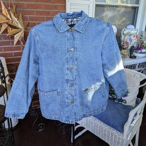 Vintage Lee Outerwear quilted jean denim jacket 1X